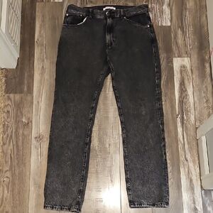 PacSun Dark Gray Black Baggy Straight Men's Jeans 32x32